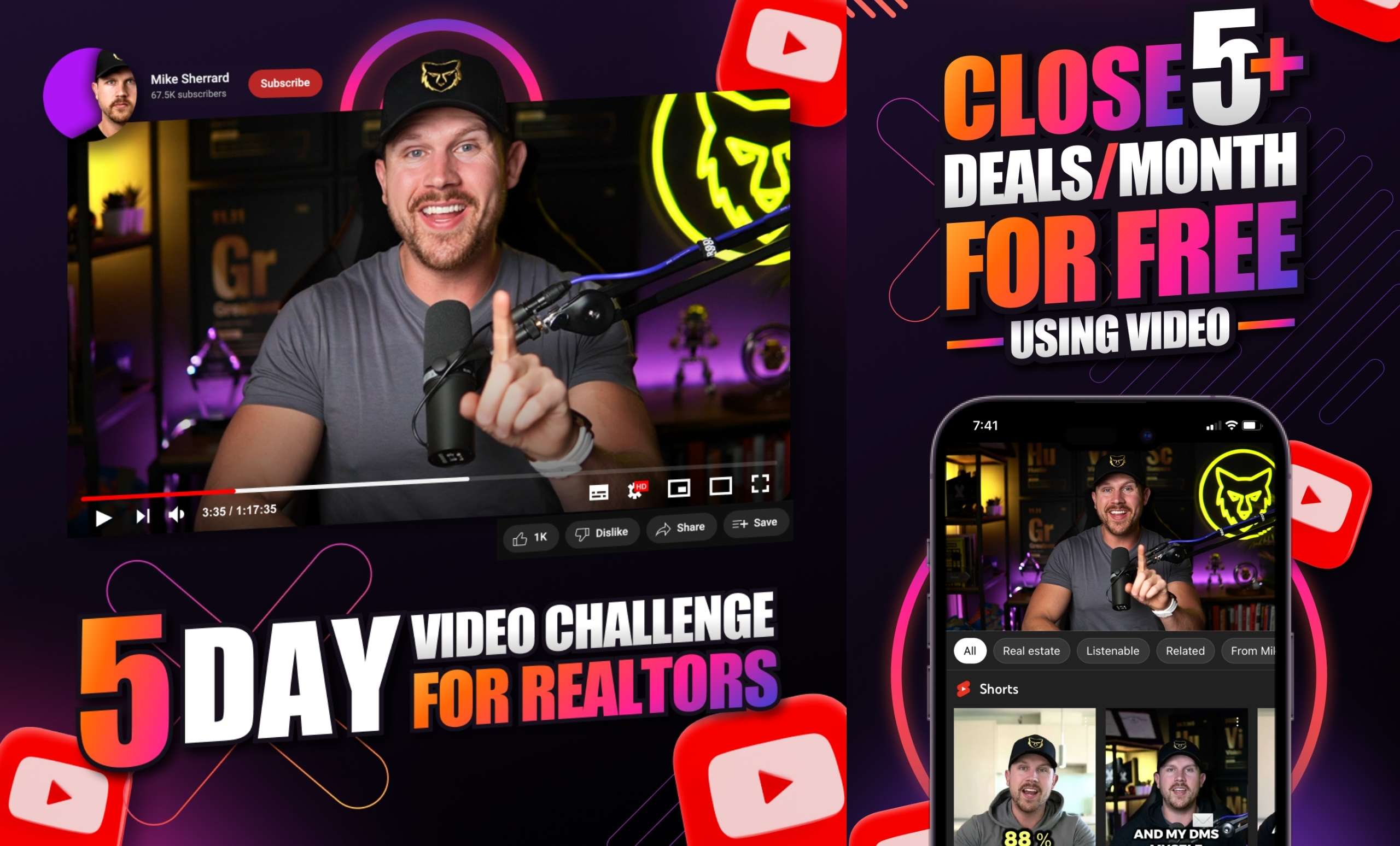 photo of Mike Sherrard with his 5 Day Video Challenge