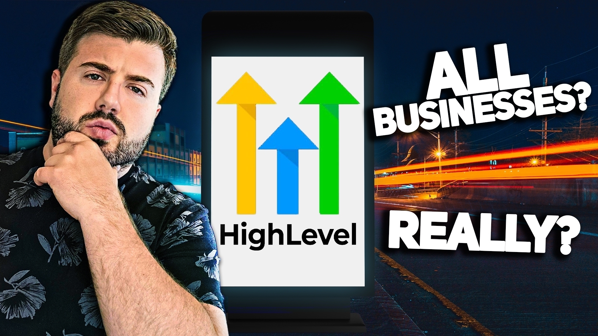 photo of Jacob Shireman talking about GoHighLevel for specific businesses